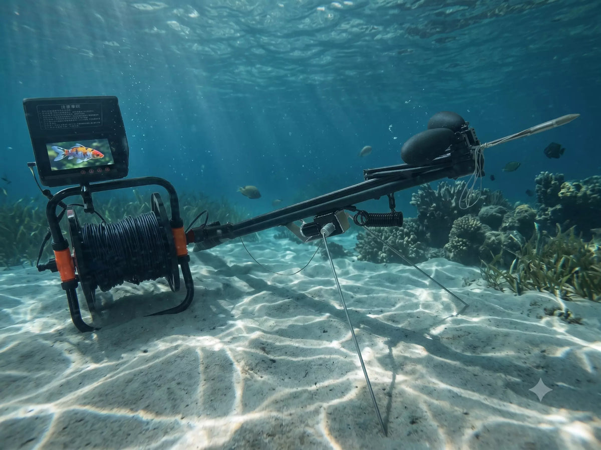 Underwater spear gun: Remote control