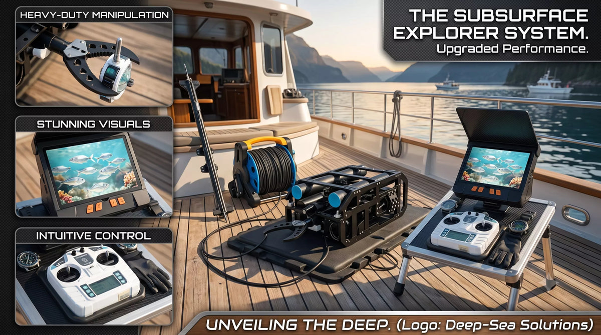 Multifunctional Underwater Drone | Underwater Remote-Controlled Vehicle