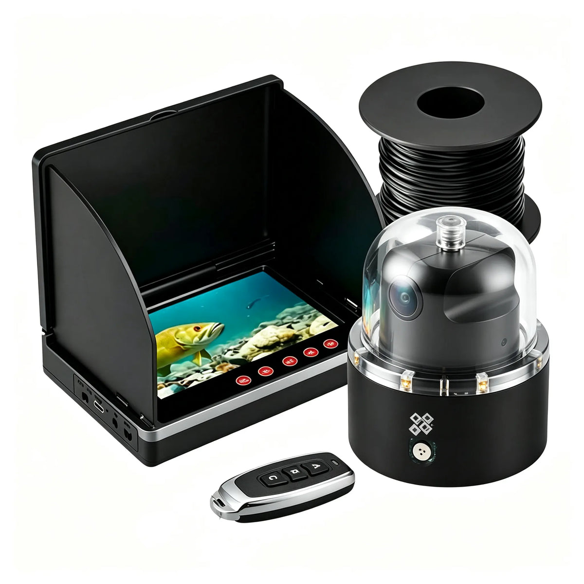 360° Remote Control Transparent Cover Temperature-Sensing Deep-Probing Fish Catcher
