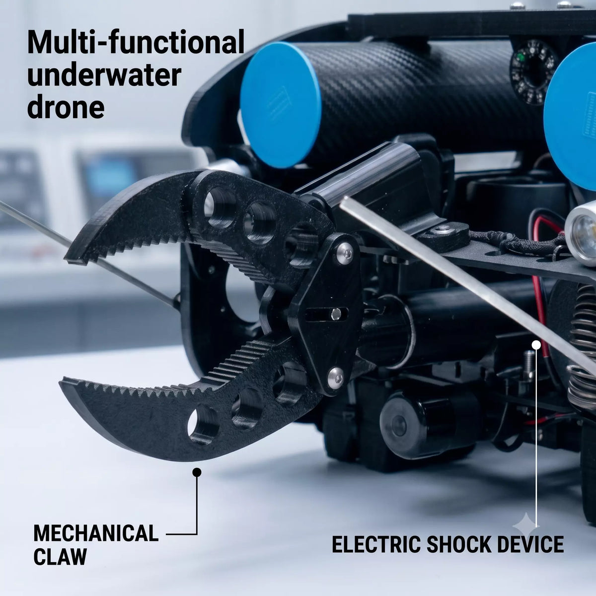 Multifunctional Underwater Drone | Underwater Remote-Controlled Vehicle